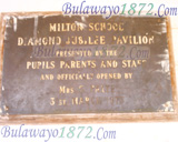 Pavilion,  Milton High School, Bulawayo